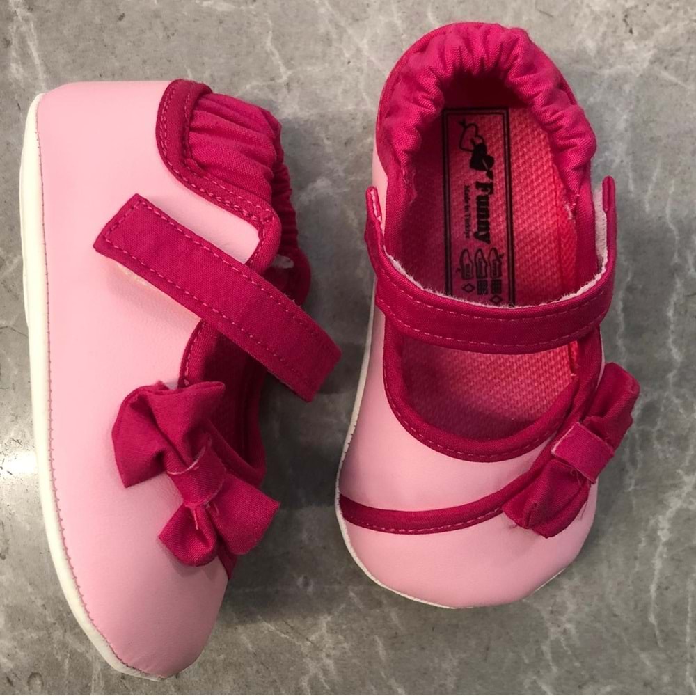 Funny Baby Deri Kız Babet Ayakkabı