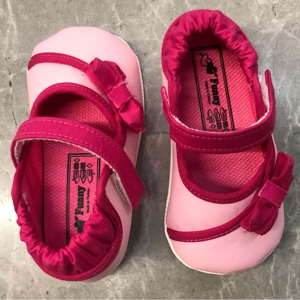 Funny Baby Deri Kız Babet Ayakkabı