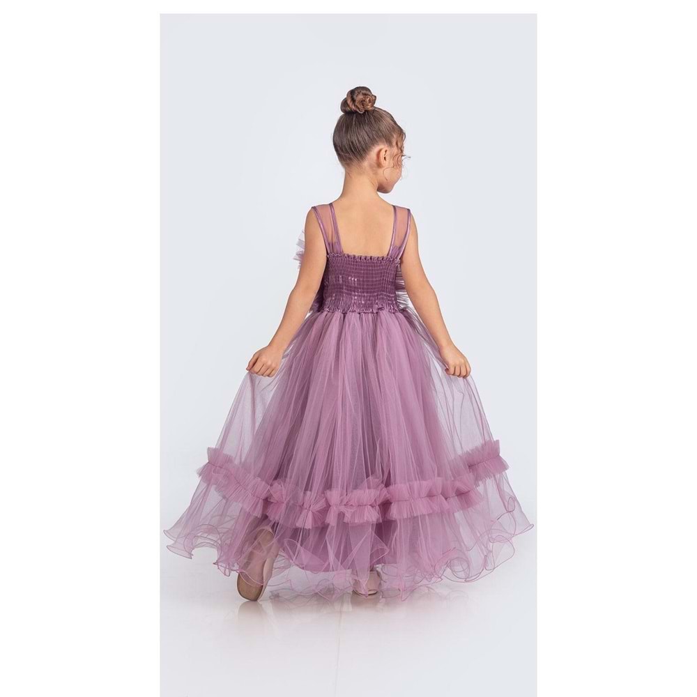 Tütülü Uzun Etekli Kız Abiye SB670