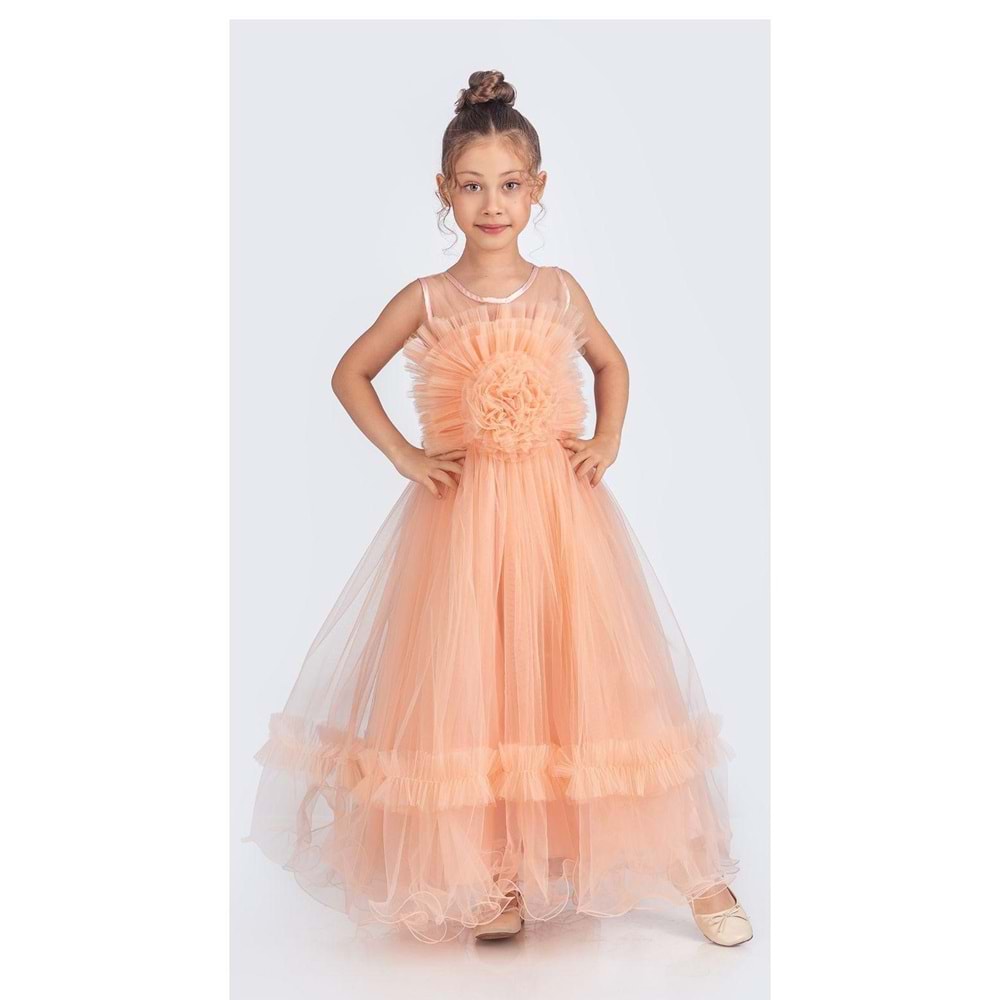 Tütülü Uzun Etekli Kız Abiye SB670