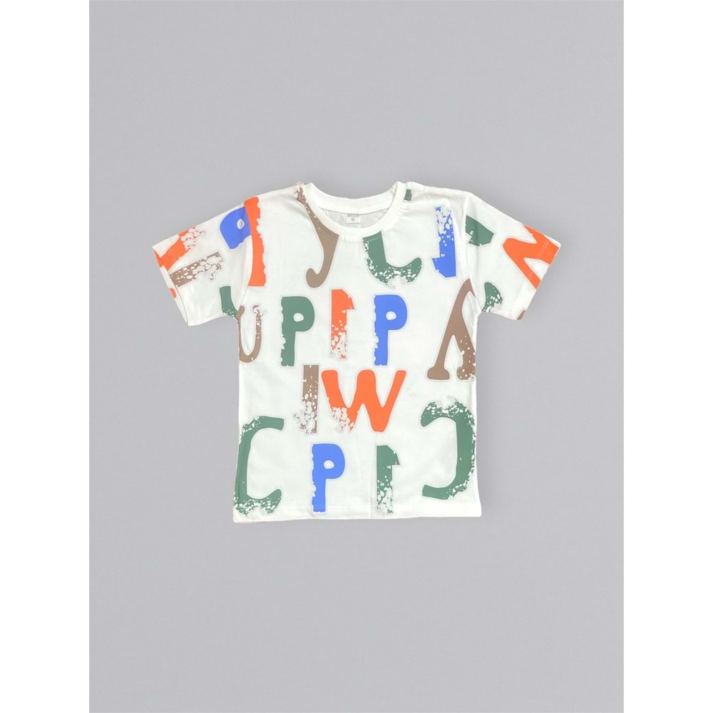 Baskılı Erkek Şortlu Takım SB715