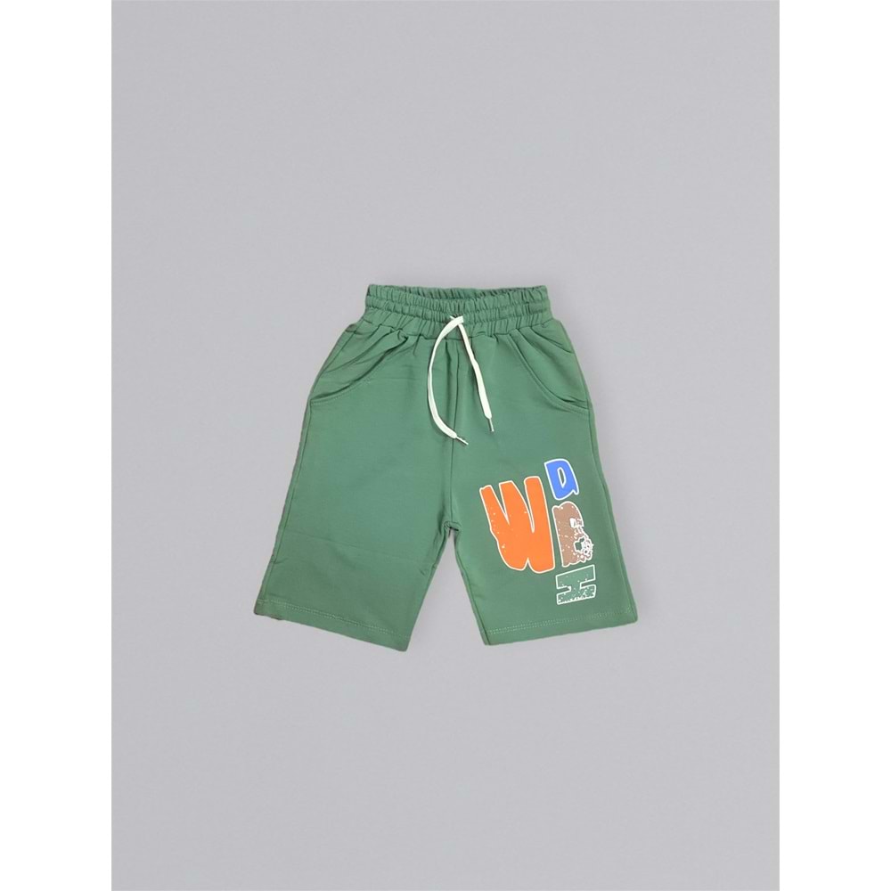 Baskılı Erkek Şortlu Takım SB715