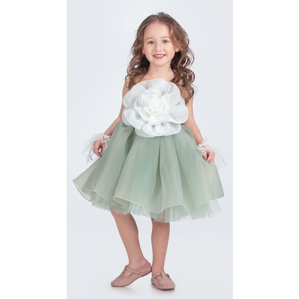 Kız Çocuk Rose Model Abiye SB724