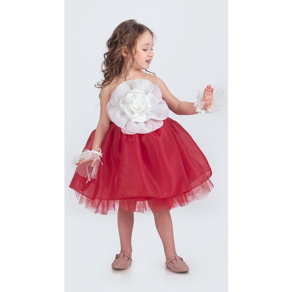 Kız Çocuk Rose Model Abiye SB724