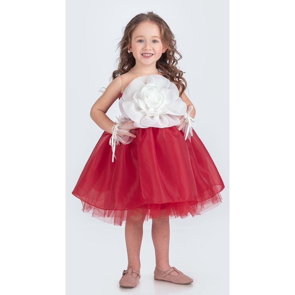 Kız Çocuk Rose Model Abiye SB724