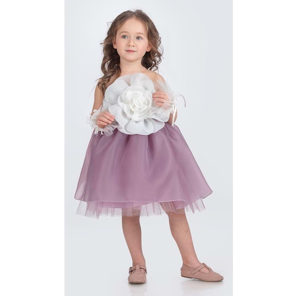 Kız Çocuk Rose Model Abiye SB724