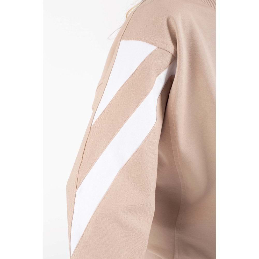 Kız Çocuk Yarasa Kollu Tarz Eşofman Takım