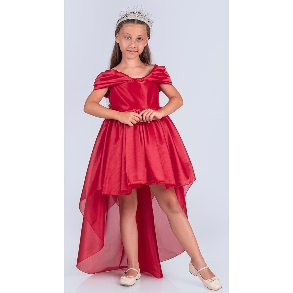 Kız Çocuk Kuyruklu Kristal Abiye