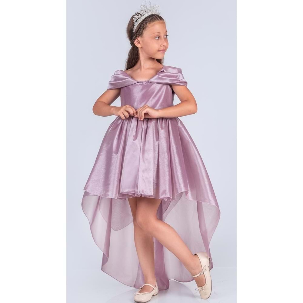 Kız Çocuk Kuyruklu Kristal Abiye