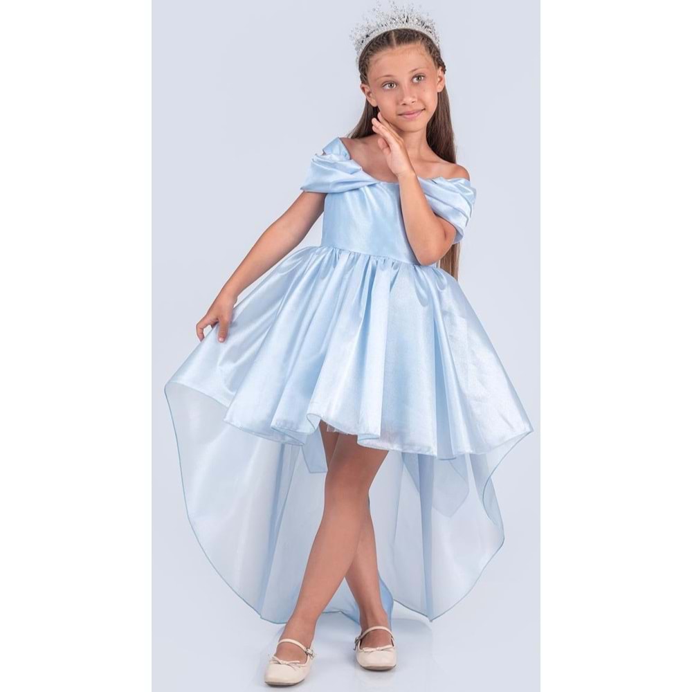 Kız Çocuk Kuyruklu Kristal Abiye