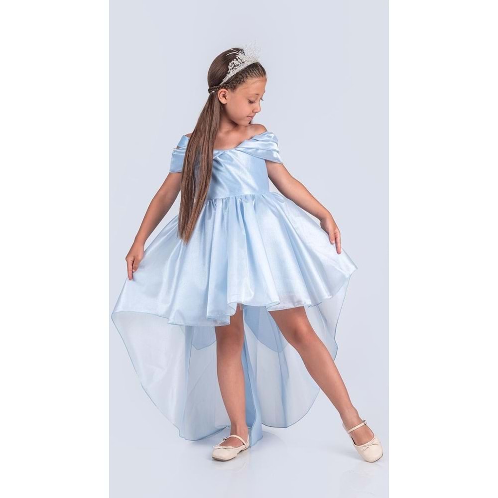 Kız Çocuk Kuyruklu Kristal Abiye