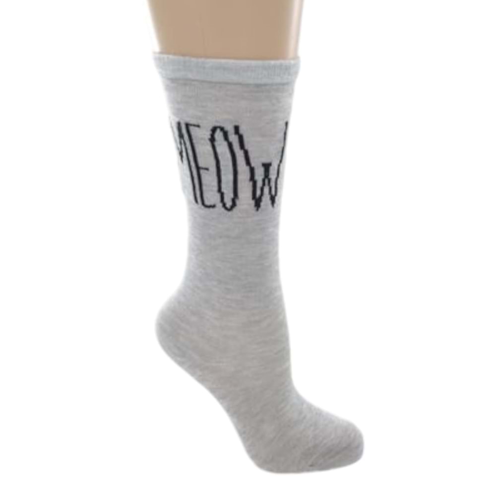 MEOW Dizaltı Kız Çocuk Çorap