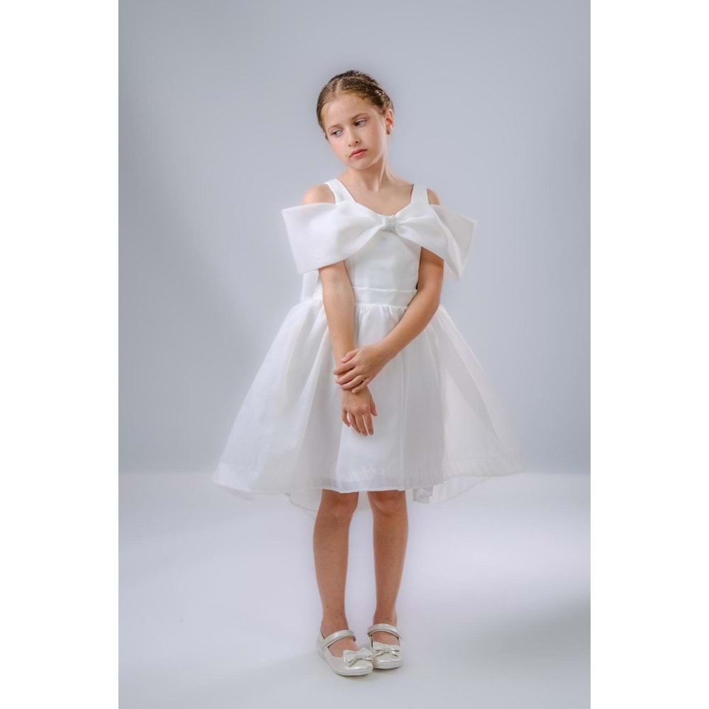 Kız Çocuk Kuyruklu Kristal Abiye