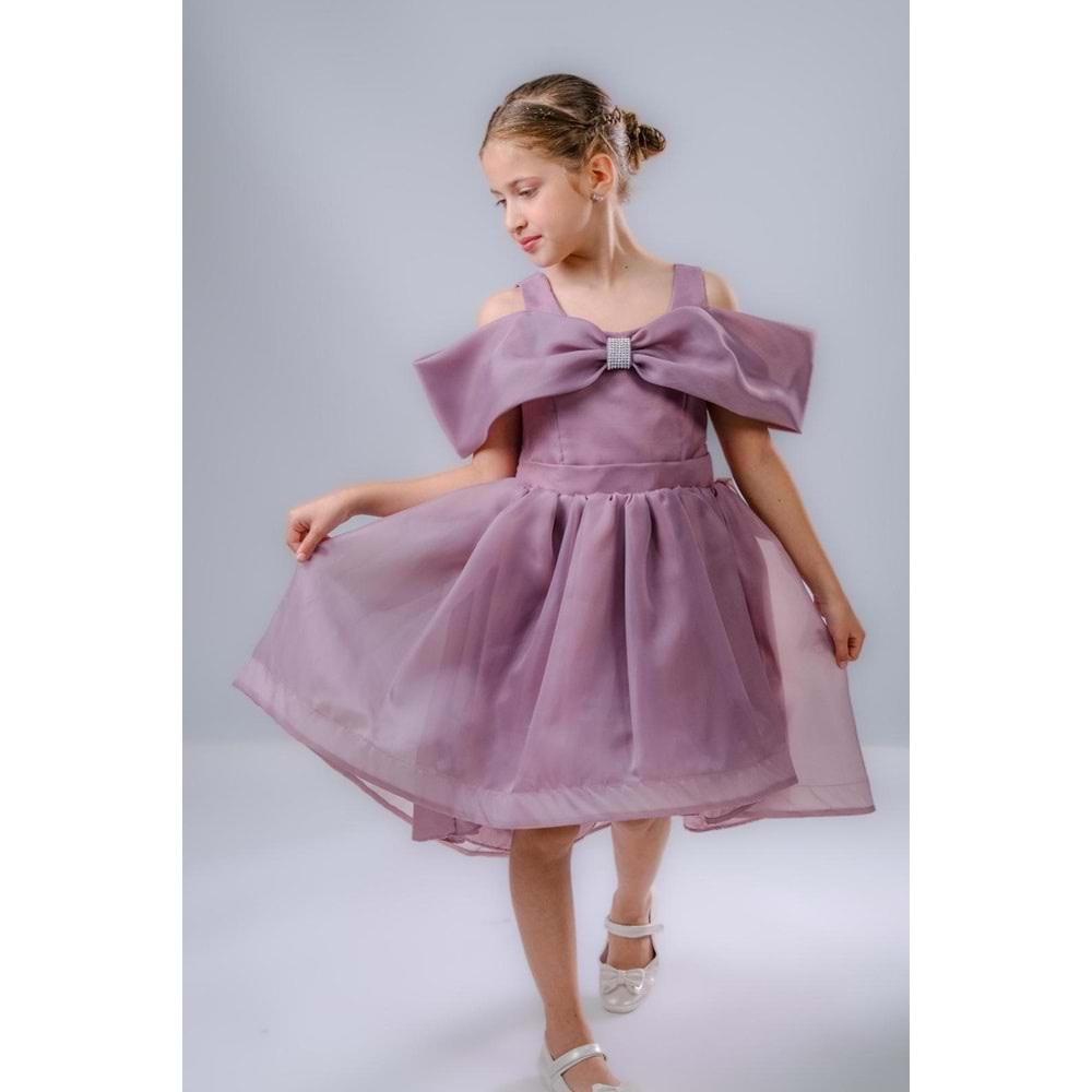 Kız Çocuk Kuyruklu Kristal Abiye