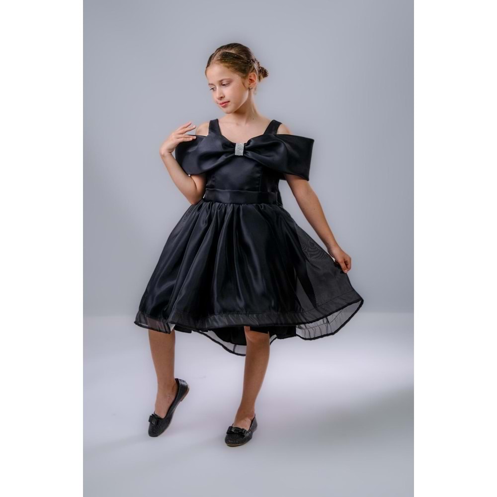 Kız Çocuk Kuyruklu Kristal Abiye