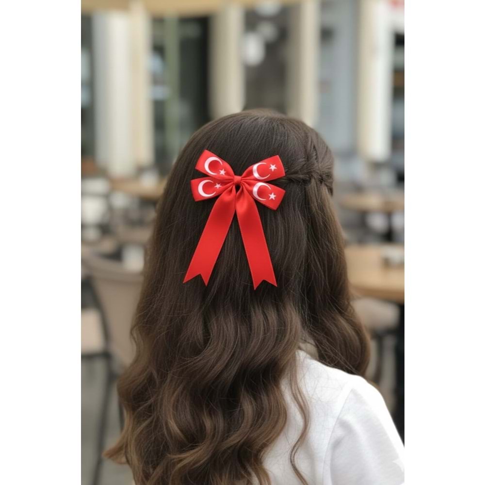 Ay Yıldız 23 Nisan Saç Tokası M00784