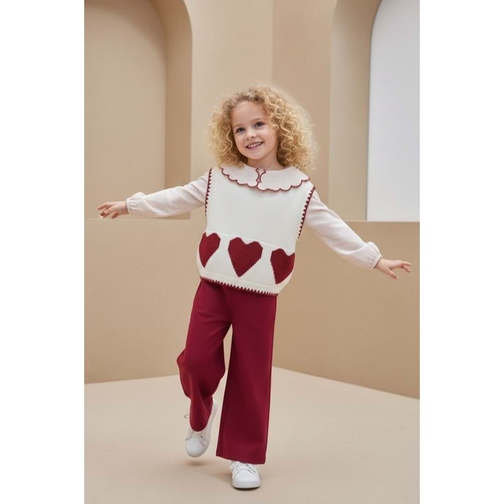 Kalpli İspanyol Paça Kız Takım