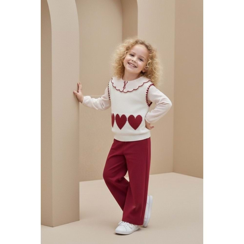 Kalpli İspanyol Paça Kız Takım