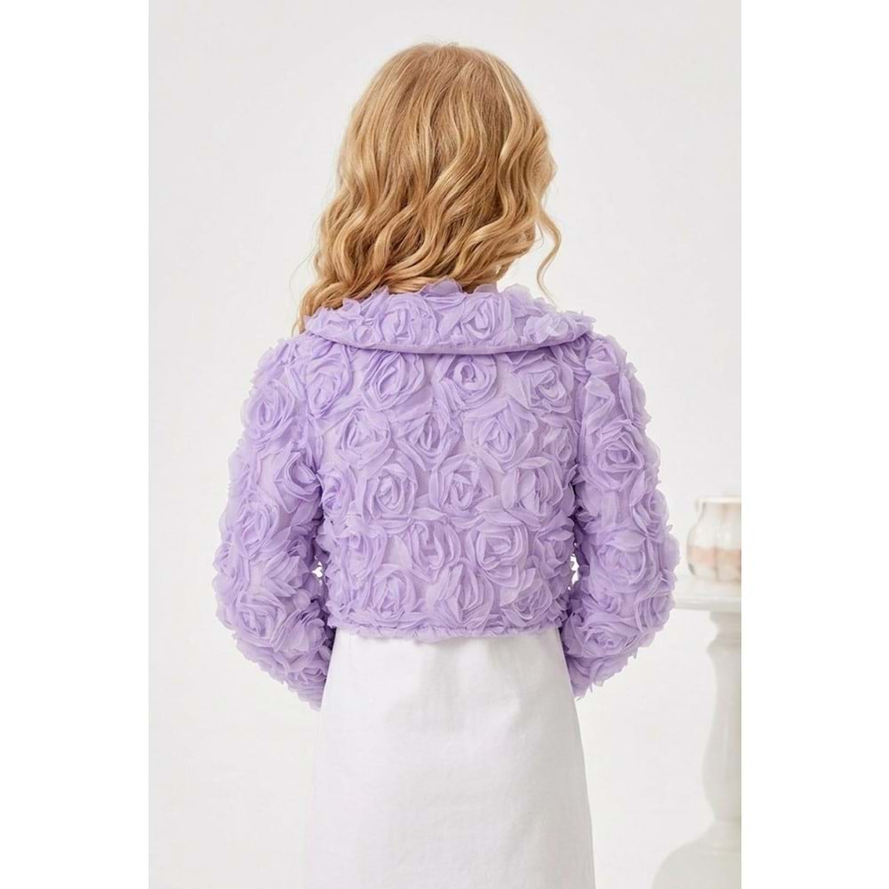 Rosali Kız Çocuk Mevsimlik Bolero