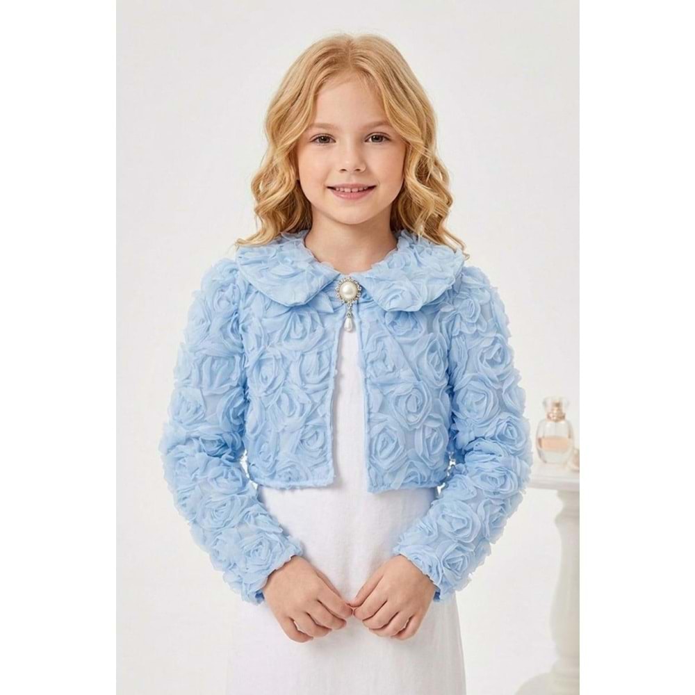 Rosali Kız Çocuk Mevsimlik Bolero