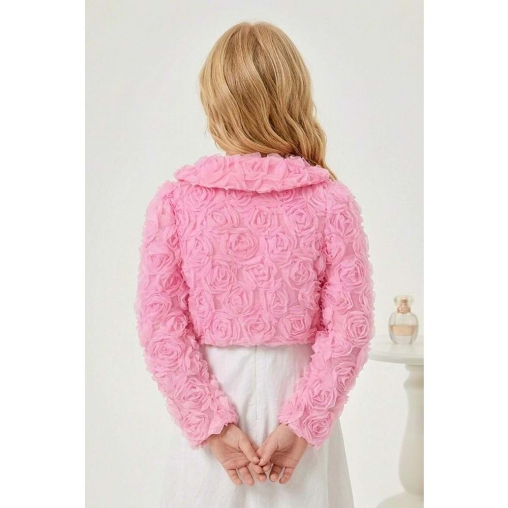 Rosali Kız Çocuk Mevsimlik Bolero