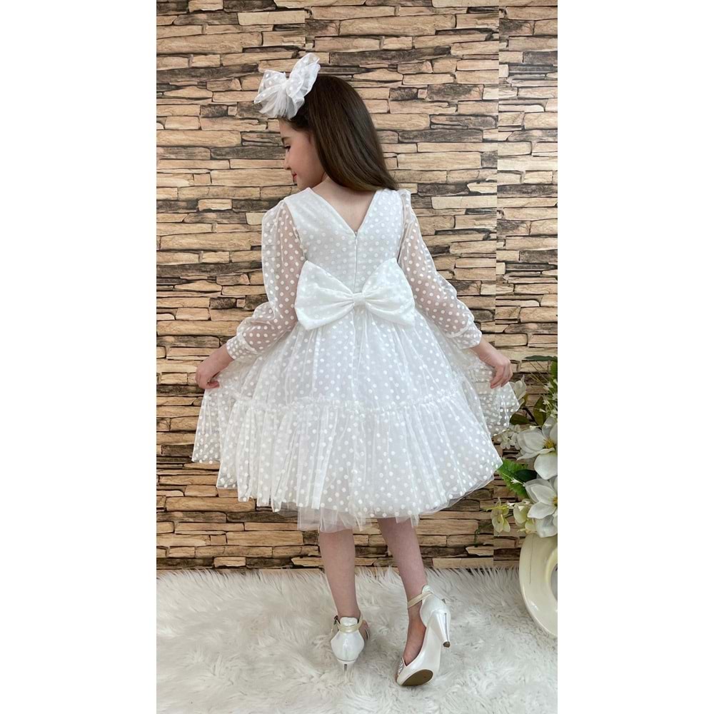 Kız Çocuk Kt-kt Dantel Kız Çocuk Elbise SB306