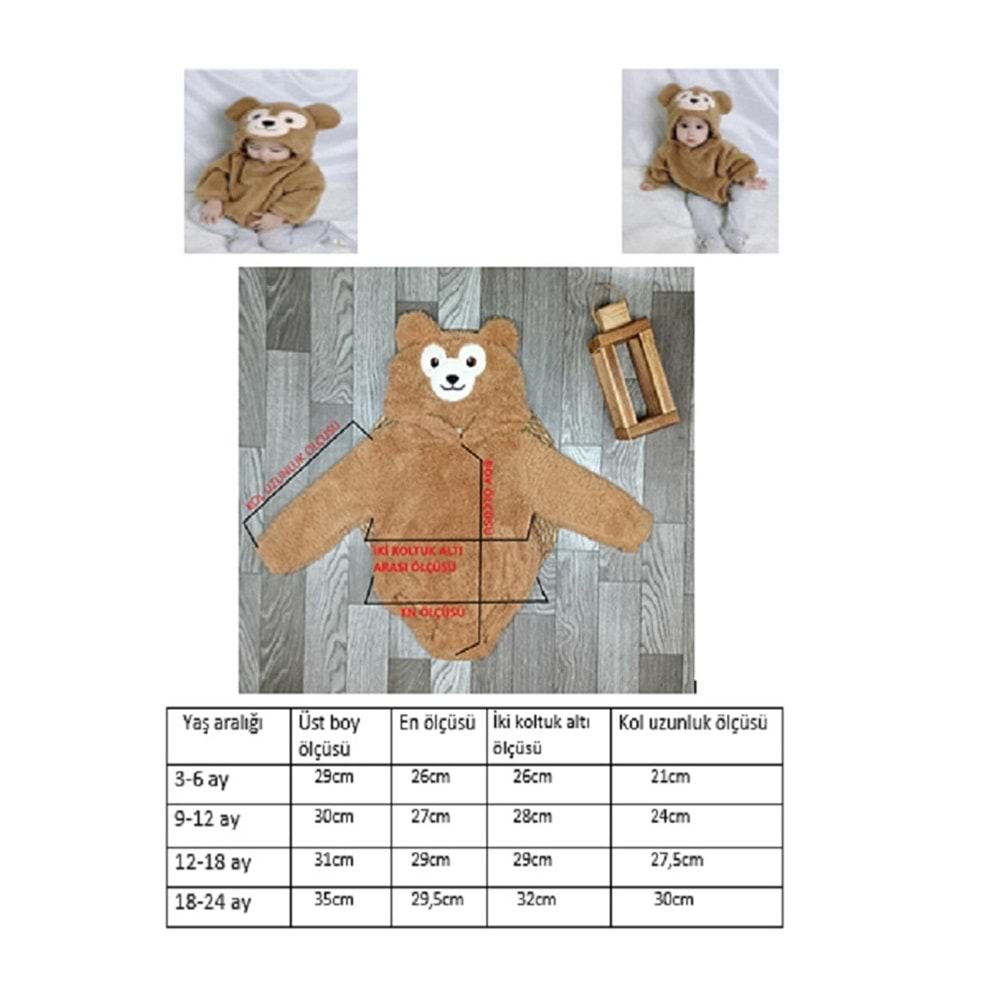 Bebek Peluş Çıtçıtlı Badi SB410