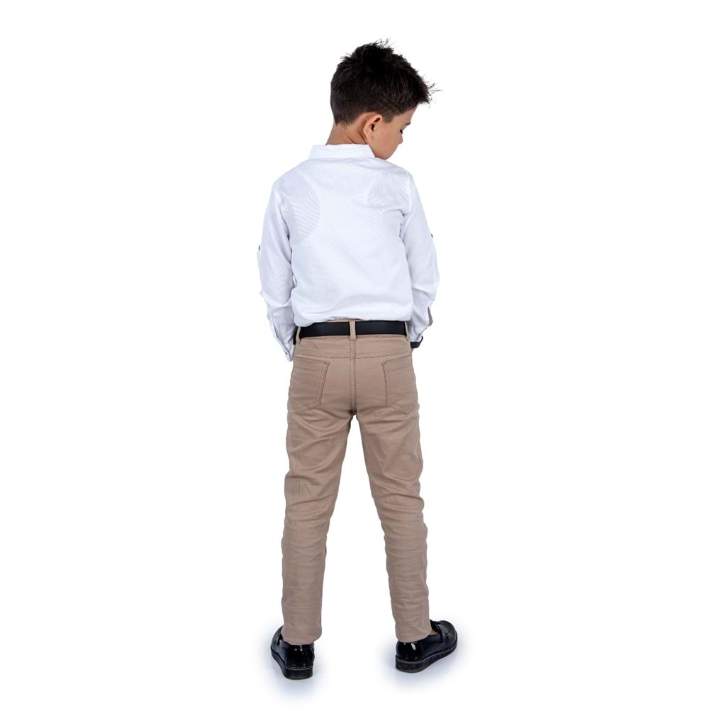 Erkek Çocuk Gömlek, Gabardin Pantolon Kombin Takım SB422