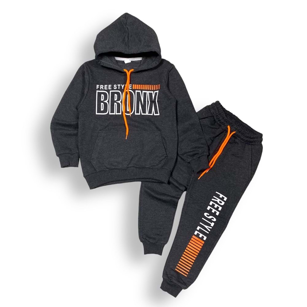 2İplik İçi Polarlı Erkek Çocuk Eşofman SB459