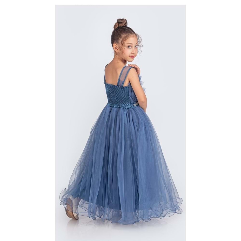 Organze Kumaş Kız Çocuk Abiye SB475