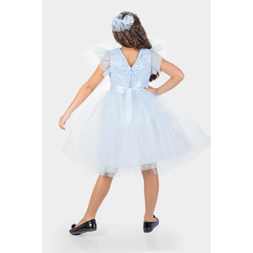 Kız Çocuk Rz Dantel Elbise SB546