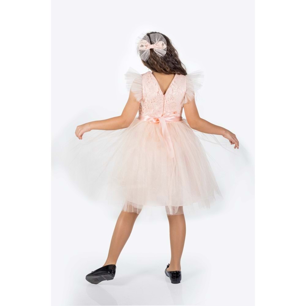 Kız Çocuk Rz Dantel Elbise SB546