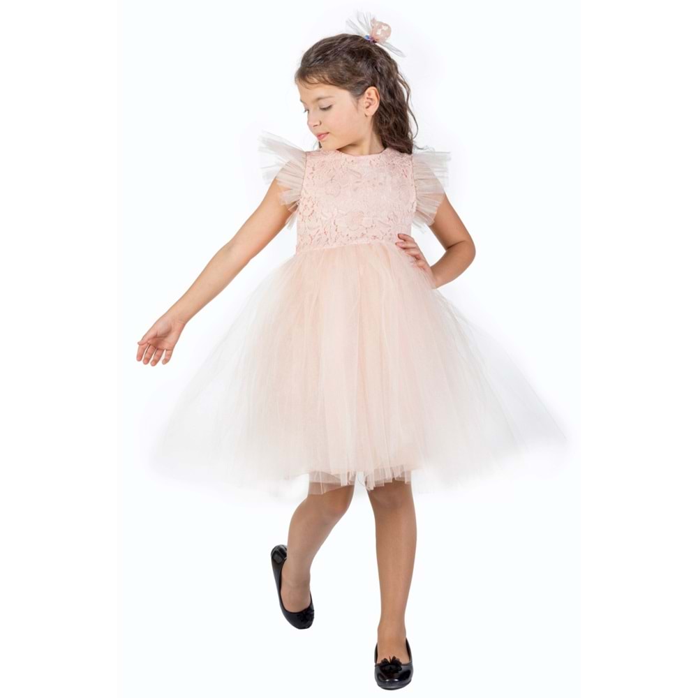 Kız Çocuk Rz Dantel Elbise SB546