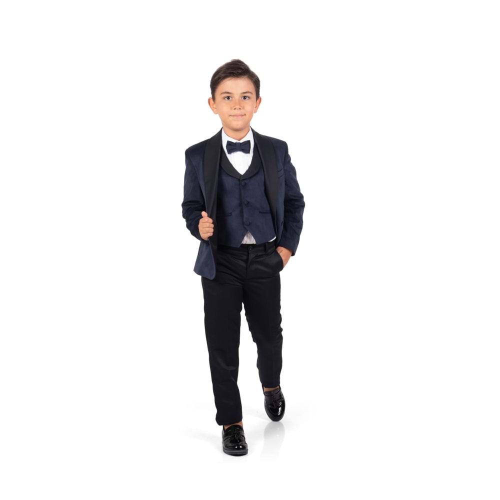 Nubuk Kumaş Erkek Çocuk Takım Elbise SB550