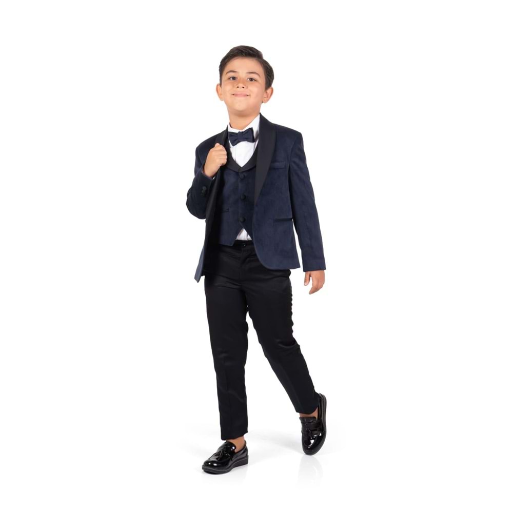 Nubuk Kumaş Erkek Çocuk Takım Elbise SB550