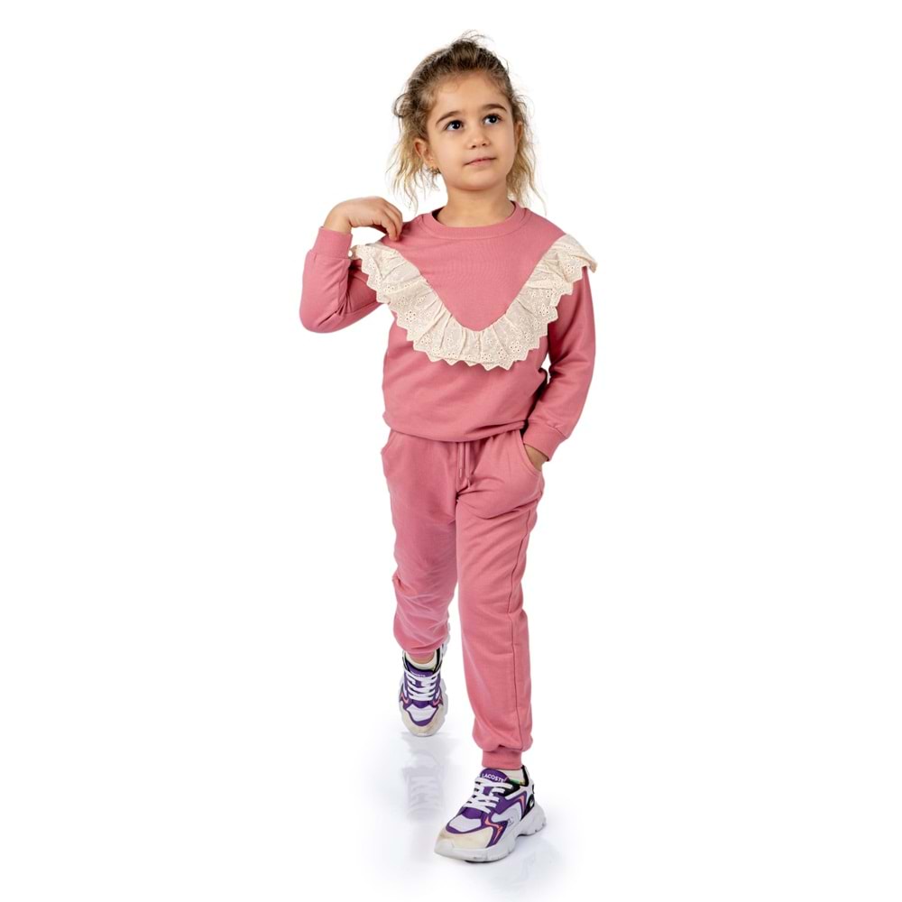 Vintage 2iplik Kız Çocuk Eşofman SB573