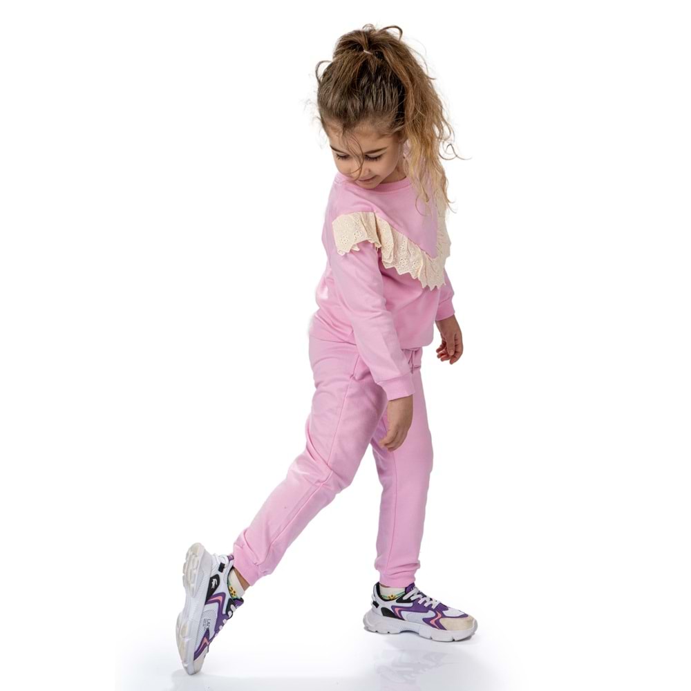 Vintage 2iplik Kız Çocuk Eşofman SB573