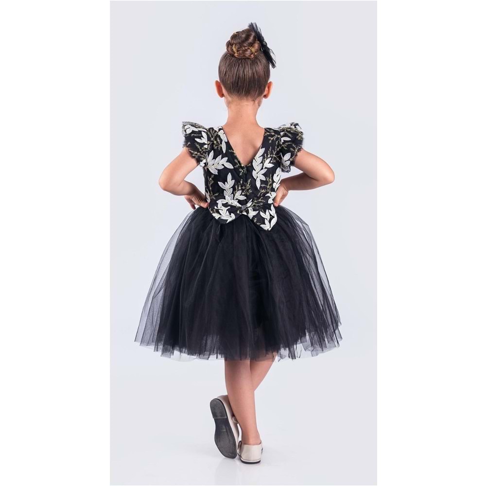 Tütü Etekli Robası Brode Nakış Elbise