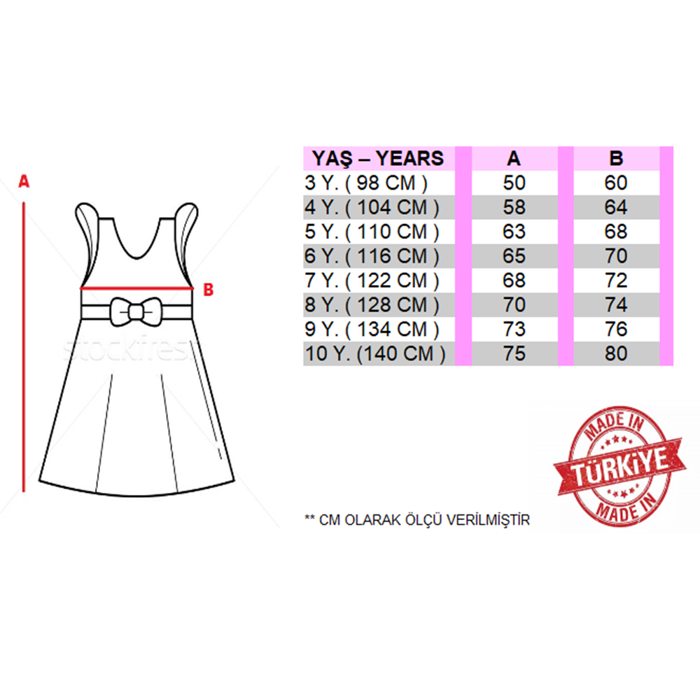 Tütülü Tavus Model Kız Çocuk Abiye SB582
