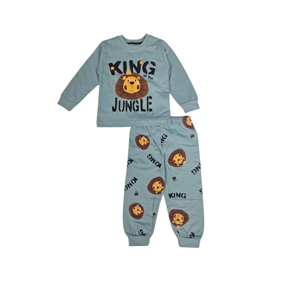 Erkek Çocuk Baskılı Pijama SB603