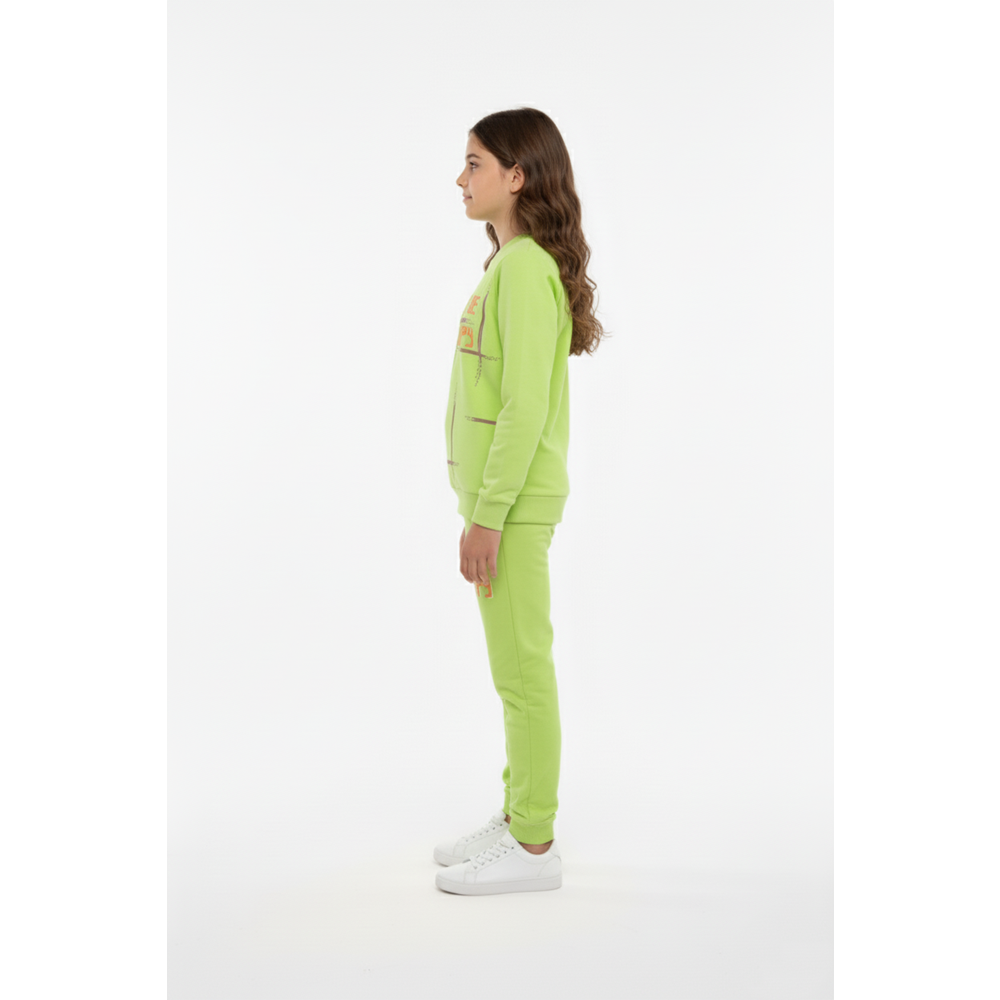 Kız Çocuk Baskılı Eşofman Takım SB624