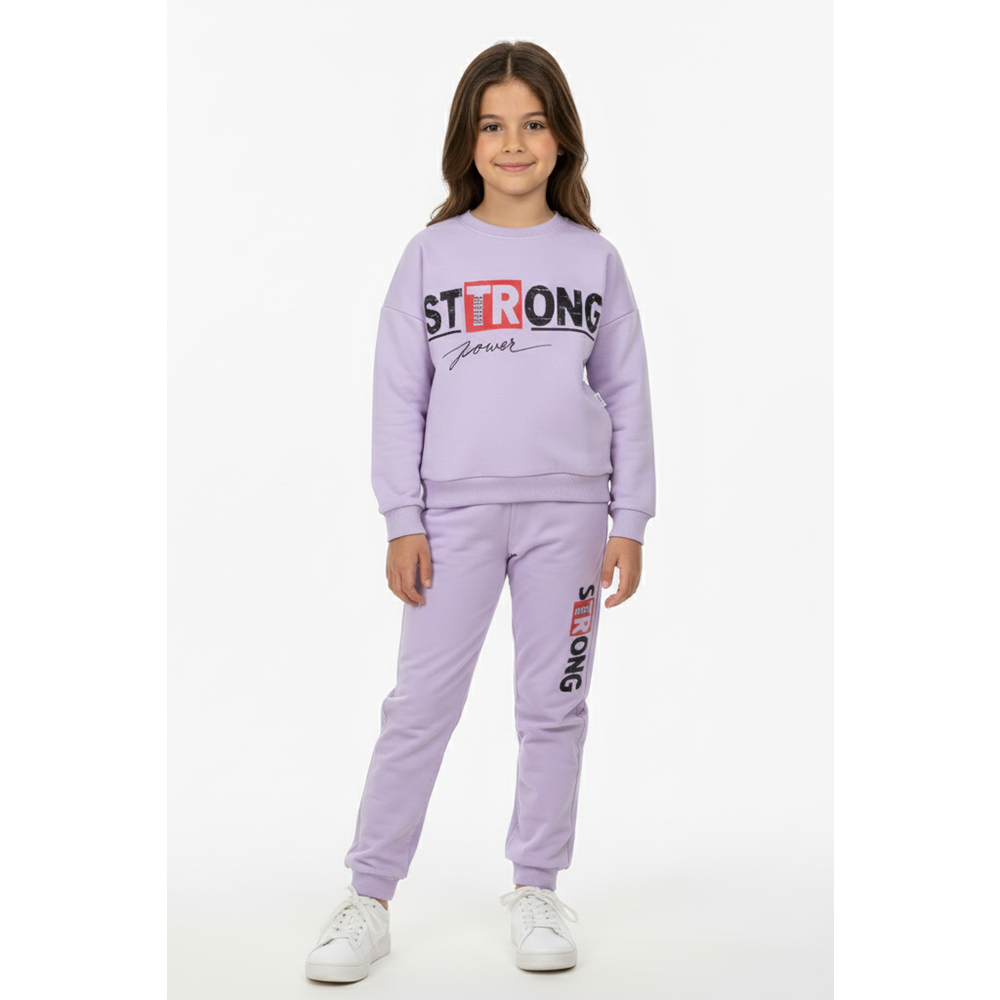 Kız Çocuk Baskılı Eşofman Takım SB625