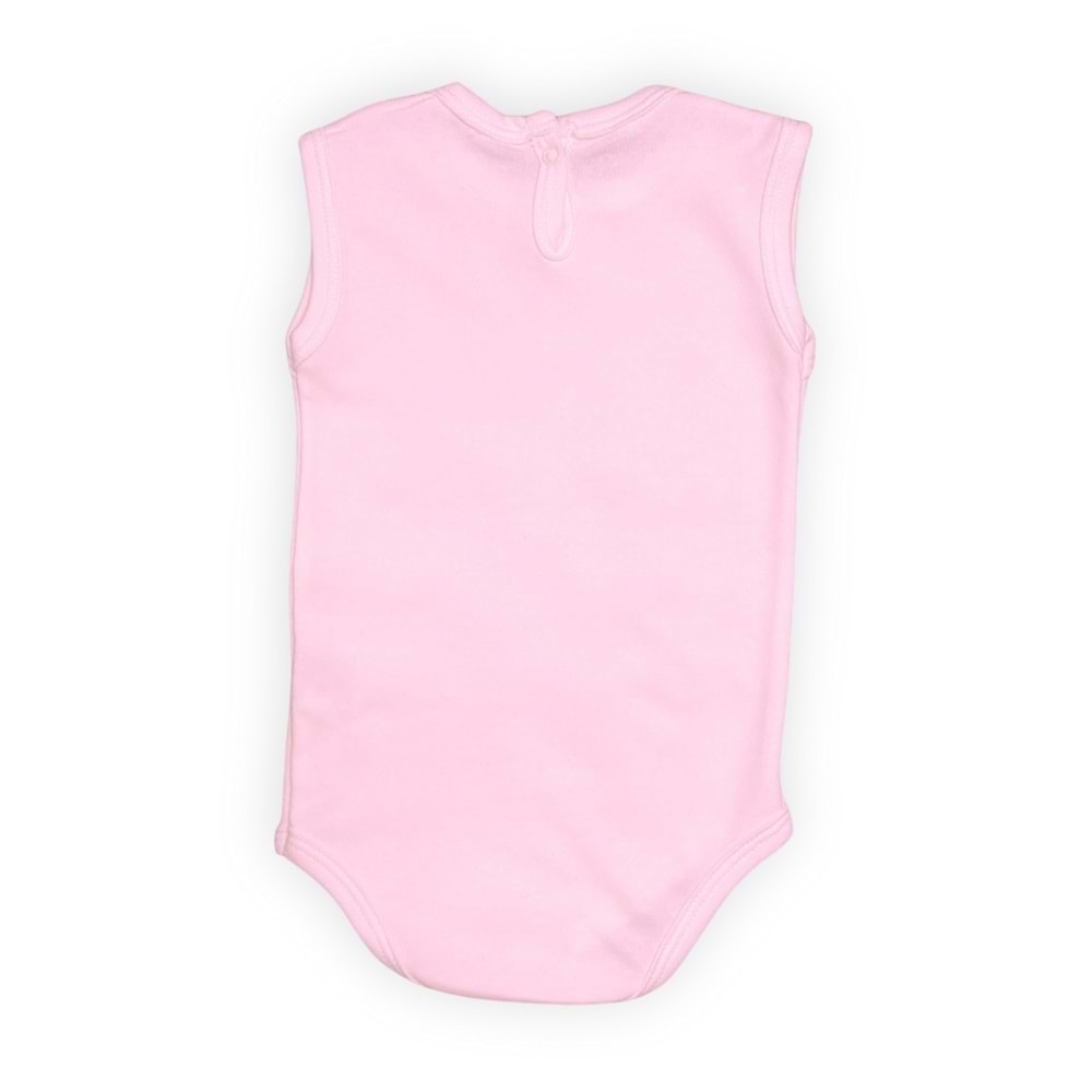Erkek Bebek Kedi Baskılı Çıtçıtlı Body SB636