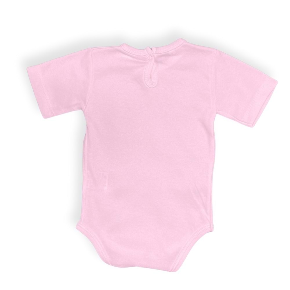 Bebek Kedi Baskılı Çıtçıtlı Body SB636