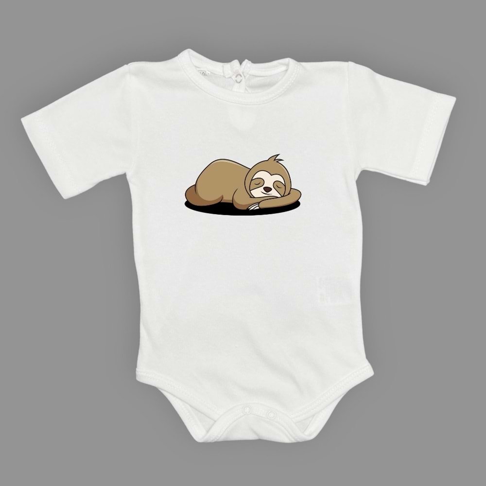 Uykucu Hayvan Unisex Bebek Badi SB640