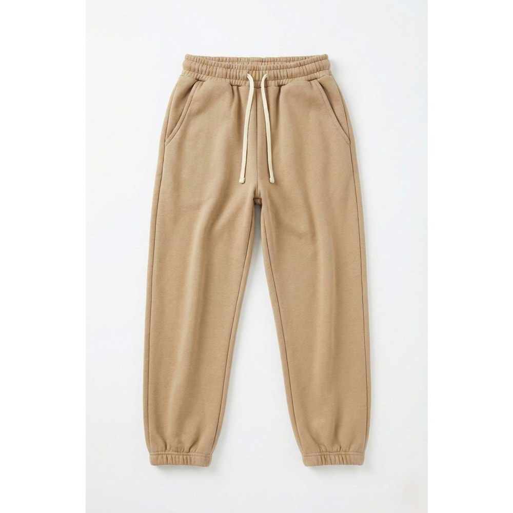 Pamuklu İçi Polarlı 3 iplik Eşofman Alt SB645