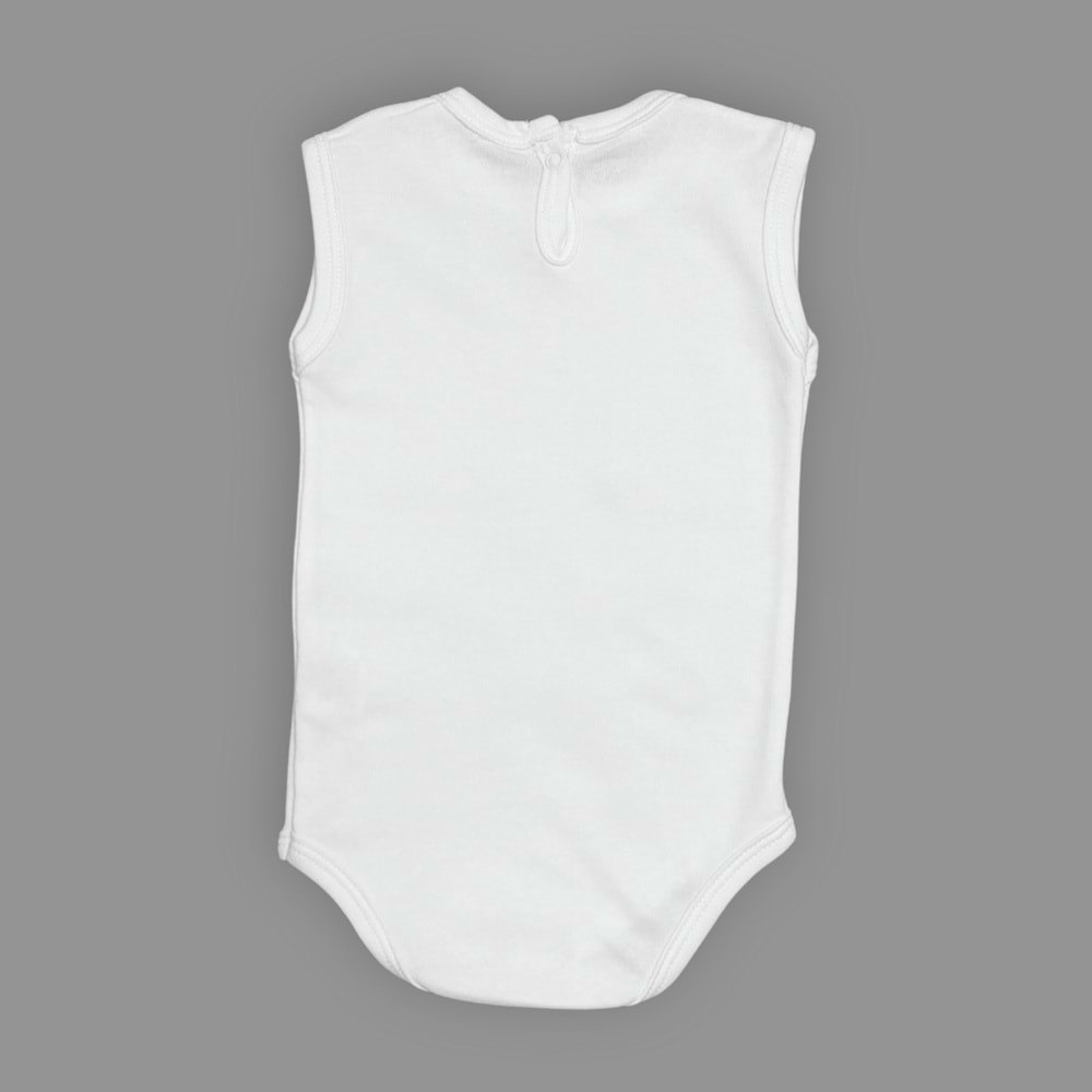 Kedi Baskılı Kız, Erkek Alttan Çıtçıtlı Body S646