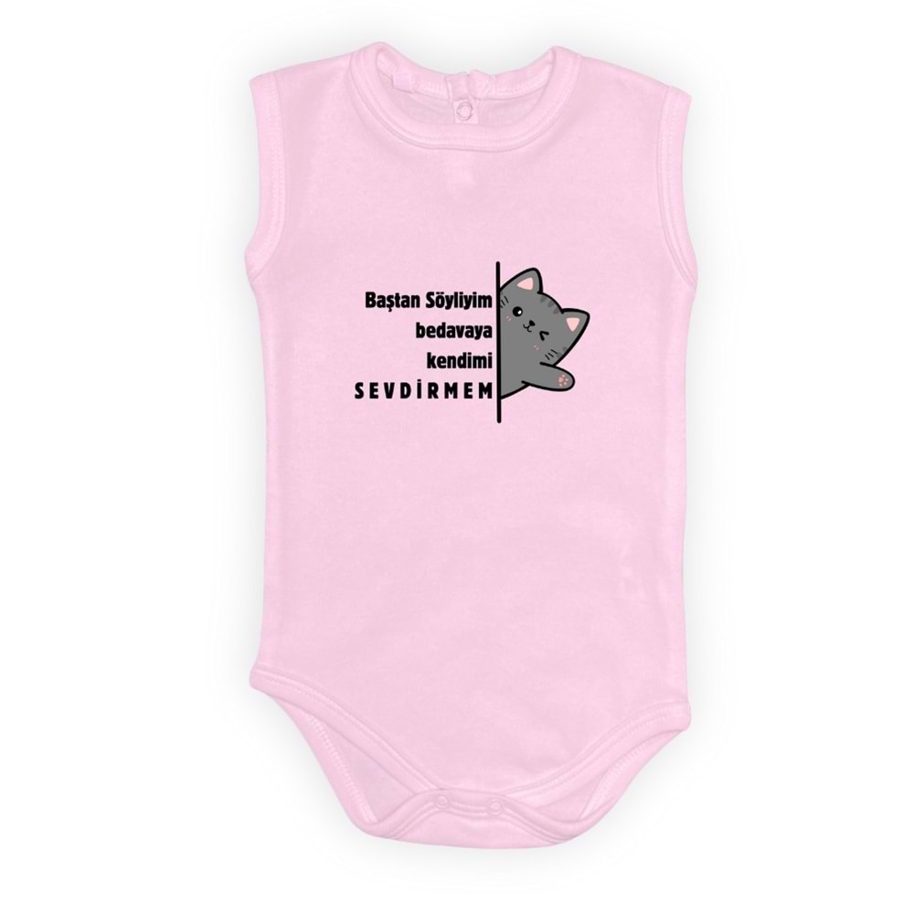 Sevdirmem Esprili Kedili Unisex Badi SB648