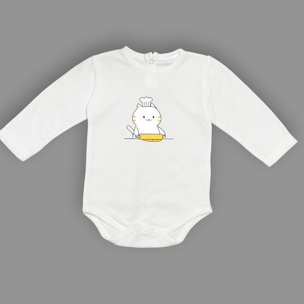 Aşcı Kedi Kız Bebek Badi SB657