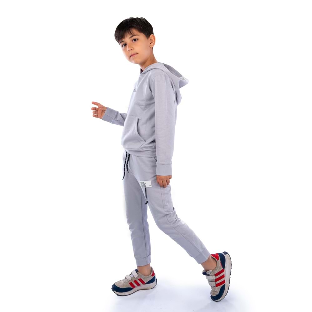 Kapşonlu Kanguru Cep 2iplik Mevsimlik Eşofman SB10071